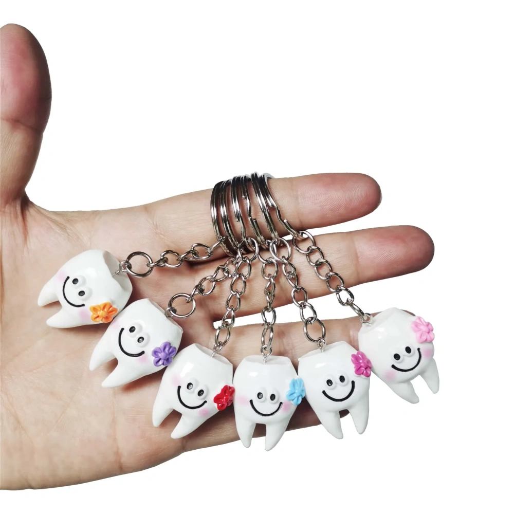 Custom Dental Tooth Keychain - Personalized Logo