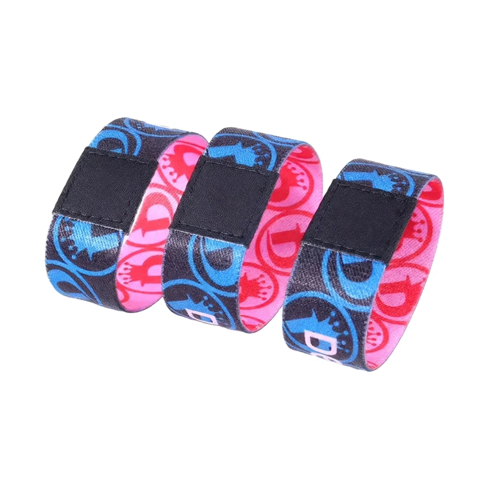 Custom Elastic Fabric Wristband - Low MOQ