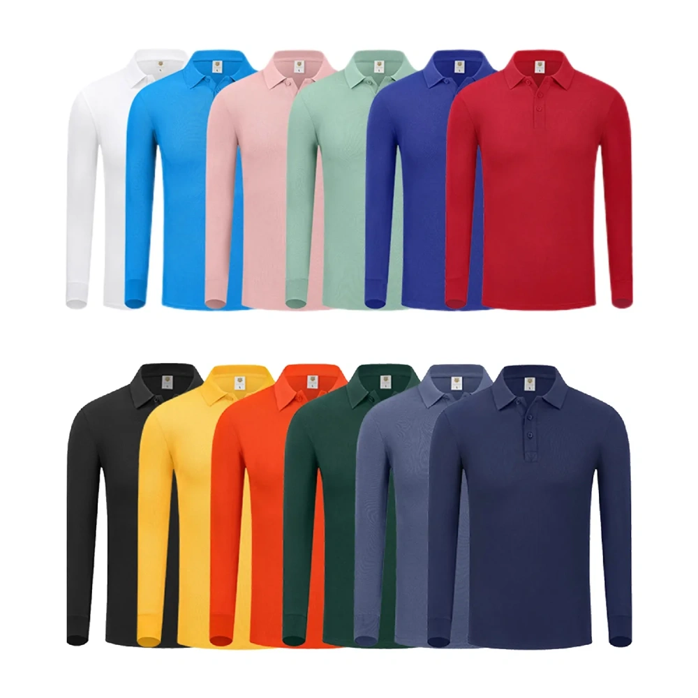 Long-Sleeve Polo - Customized Uniforms