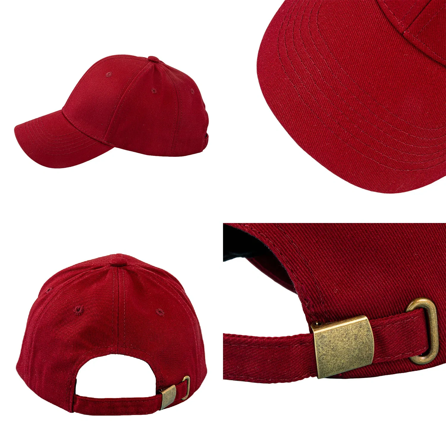 6-Panel Baseball Cap - Custom Logo Embroidery