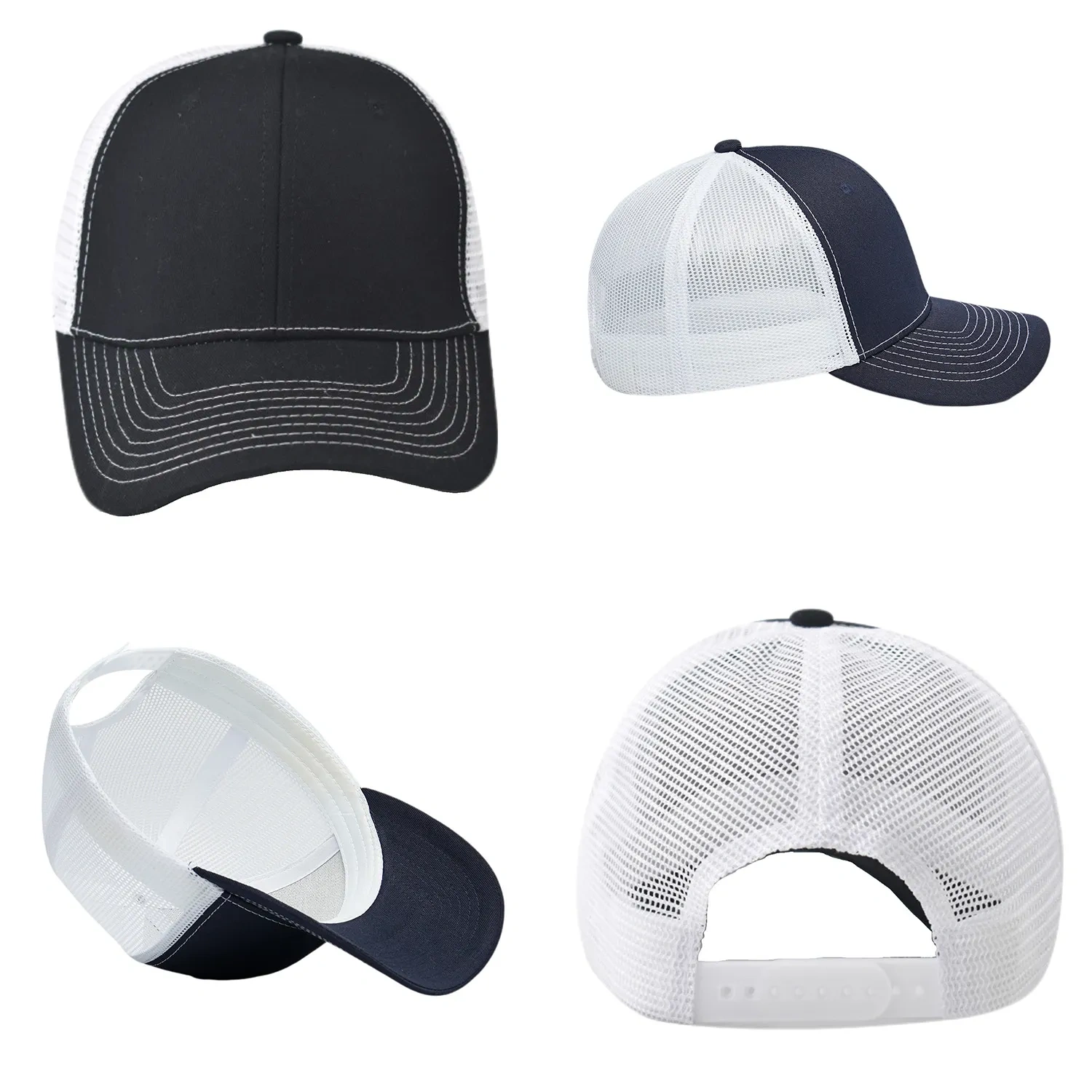 Mesh-Back Trucker Cap - Low MOQ Custom