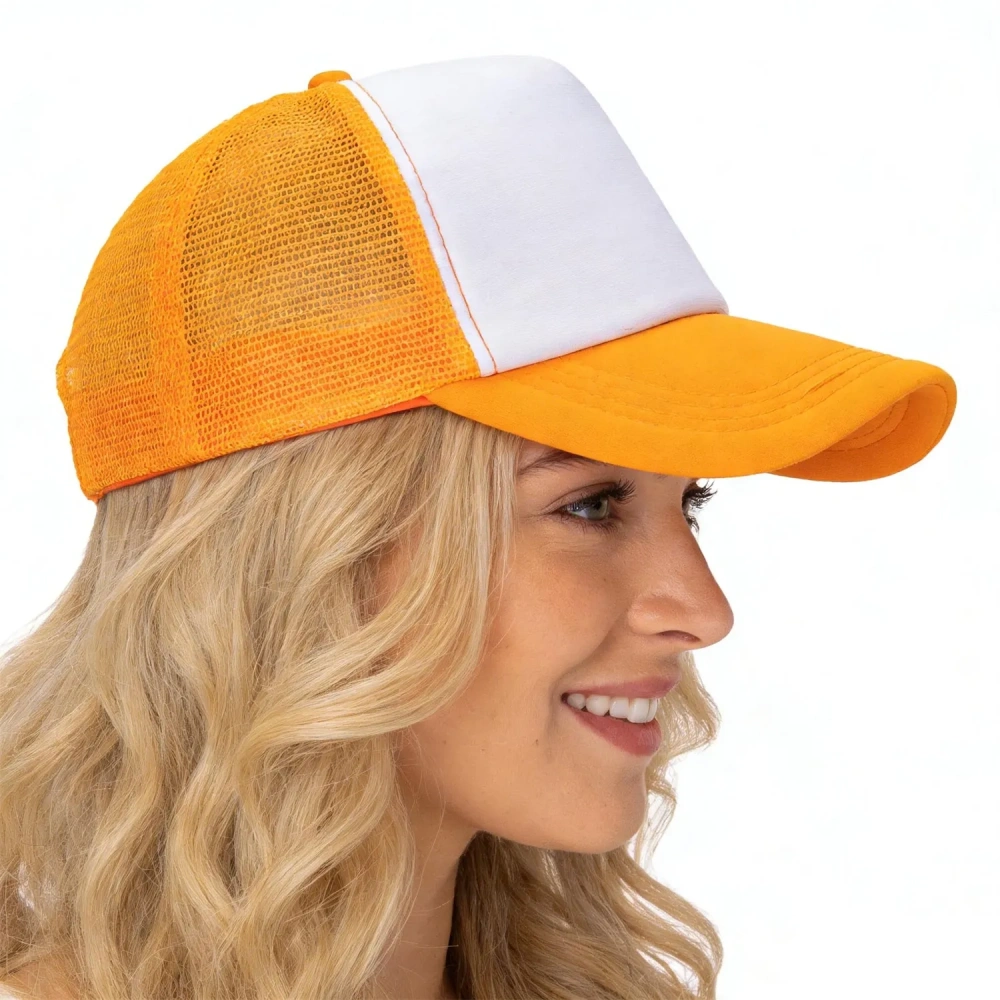 5-Panel Mesh Trucker Cap - Wholesale Price