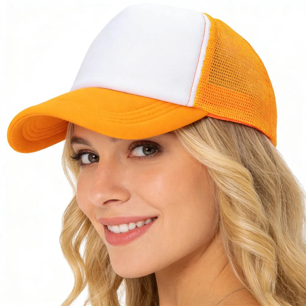 5-Panel Mesh Trucker Cap - Wholesale Price