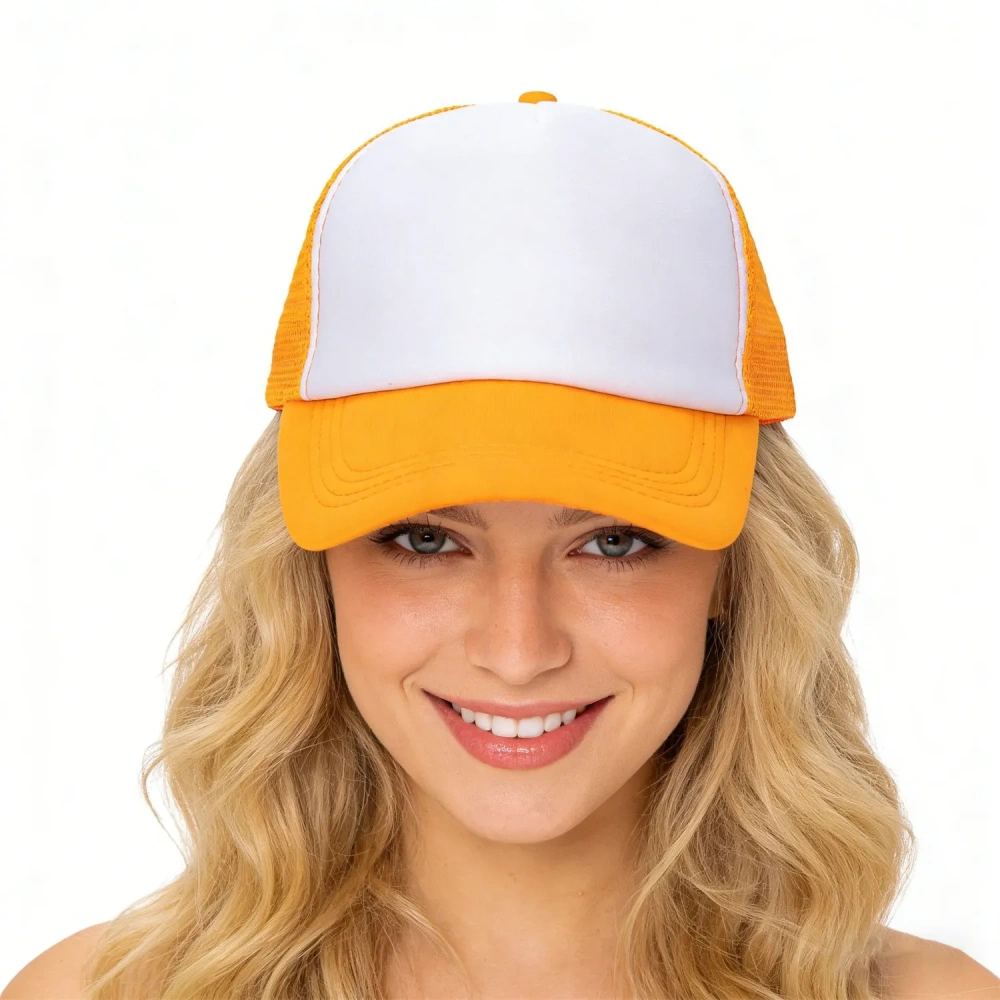 5-Panel Mesh Trucker Cap - Wholesale Price