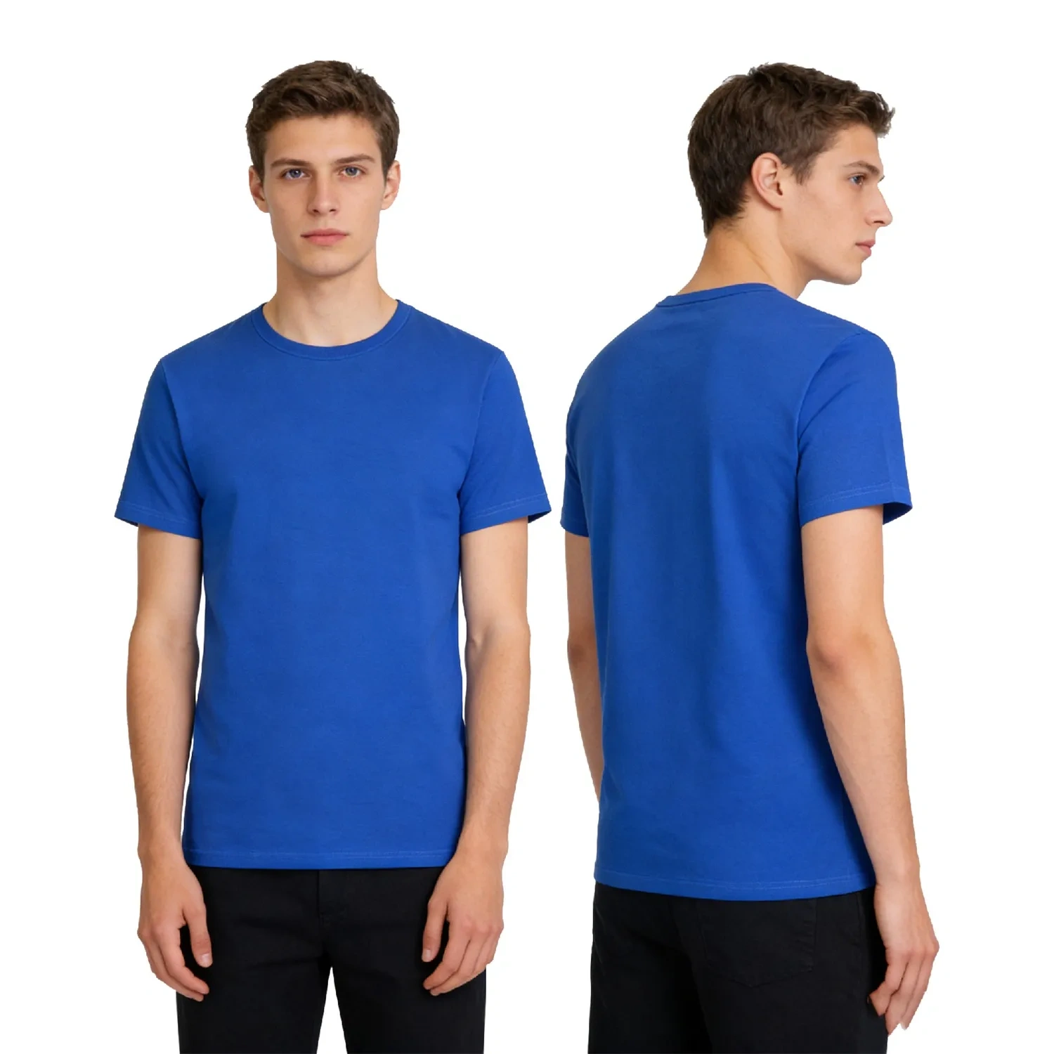 Crew Neck T-Shirt - Custom Print Low MOQ