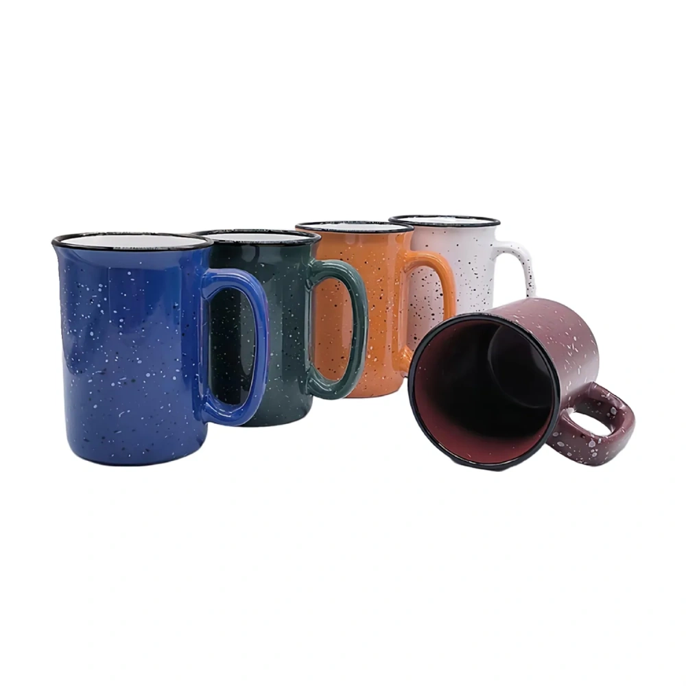 15oz Speckled Campfire Mug - with Custom Logo