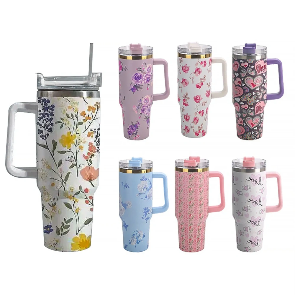 40oz Leak-Proof Travel Tumbler - Custom Logo