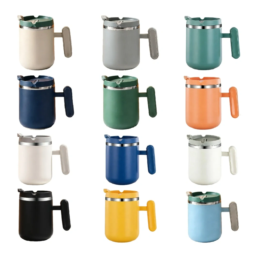 Compact Lever Lid Office Insulated Mug - Customized