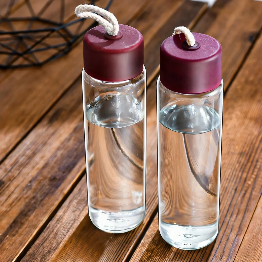 Clear Carry Loop Water Bottle - Bulk Promotional