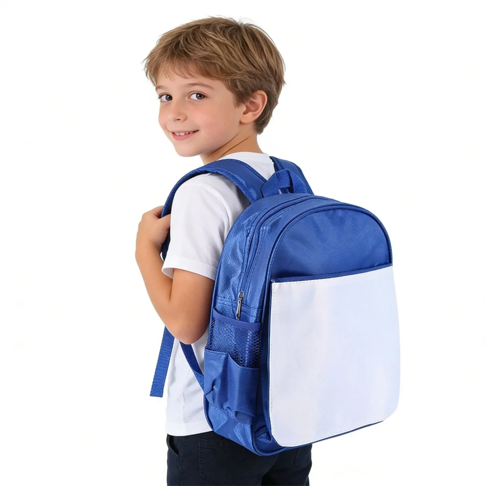 Blank Water-Resistant Polyester Backpack - Low MOQ