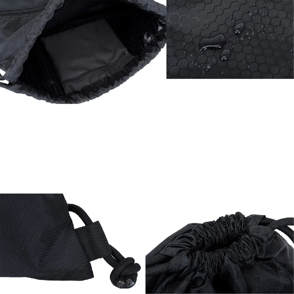 Drawstring Backpack with Zipper Pocket - Customized