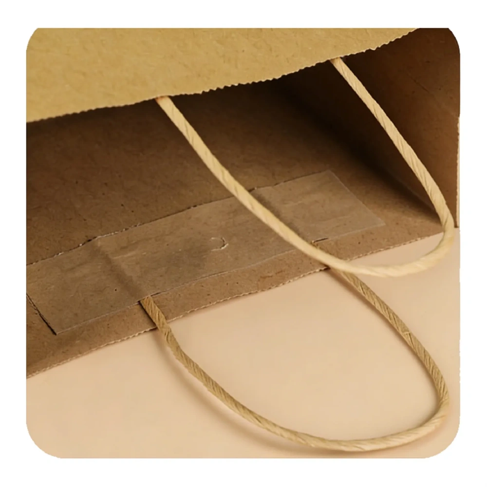 Recycled Brown Kraft Paper Shopping Bags - Bulk