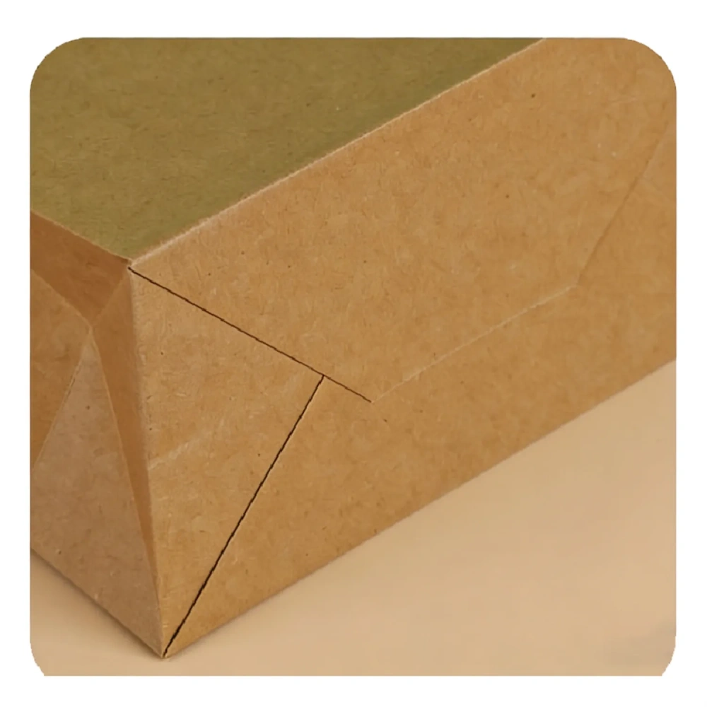 Recycled Brown Kraft Paper Shopping Bags - Bulk