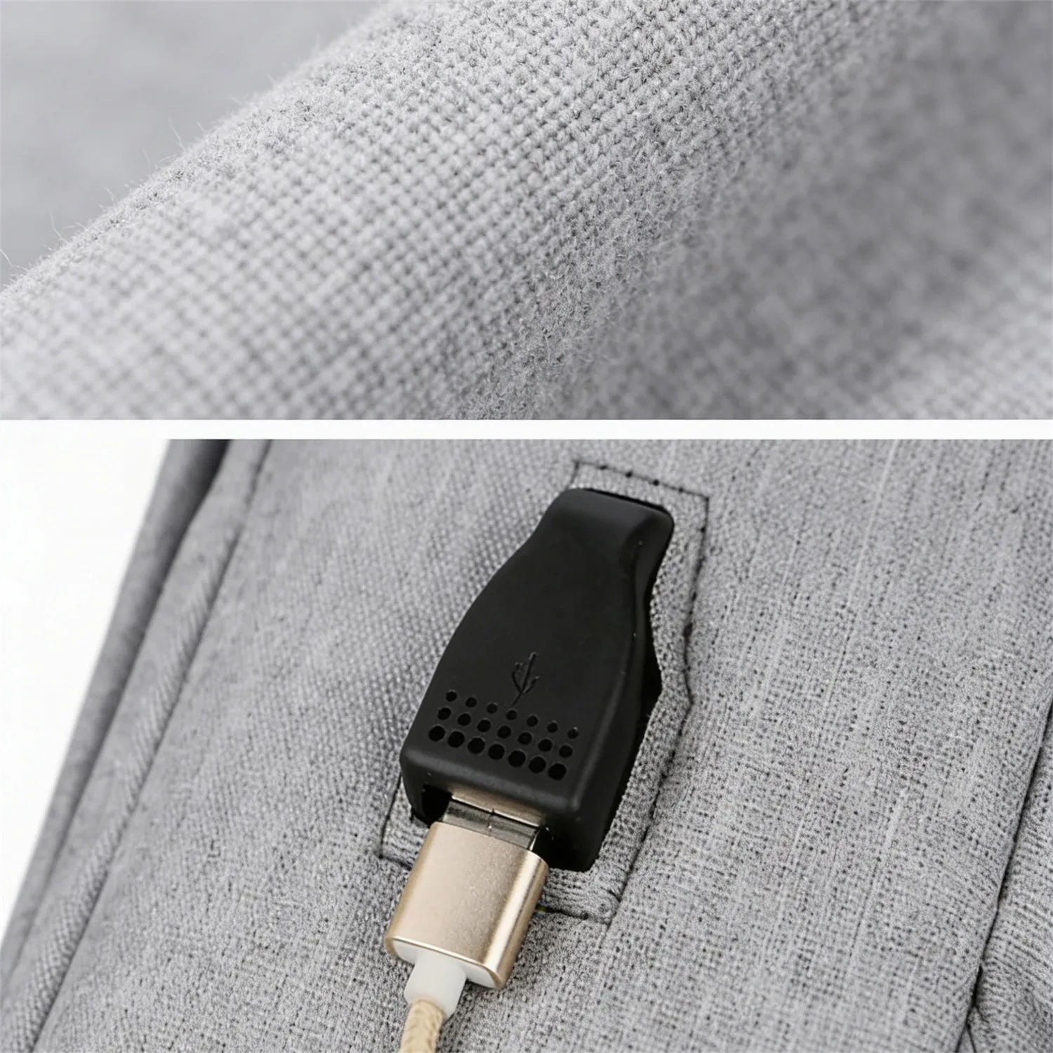 Slim USB Business Laptop Backpack - Custom Logo