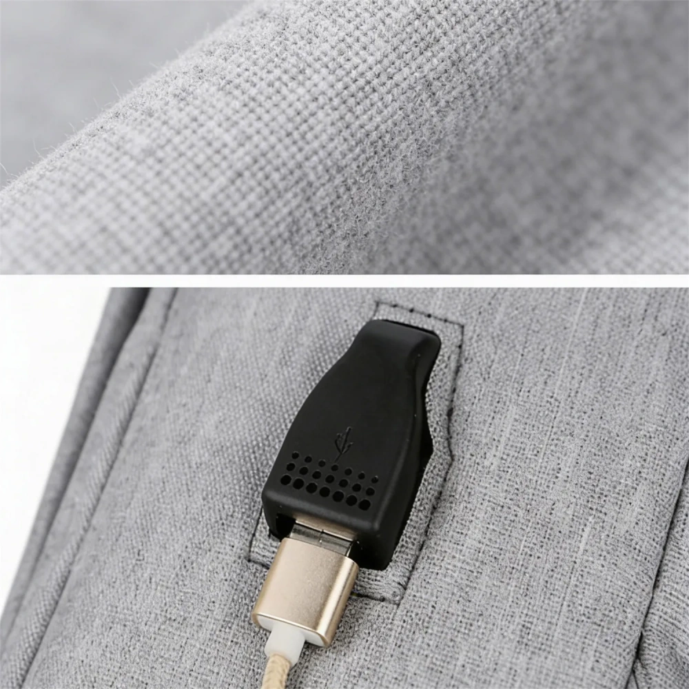 Slim USB Business Laptop Backpack - Custom Logo