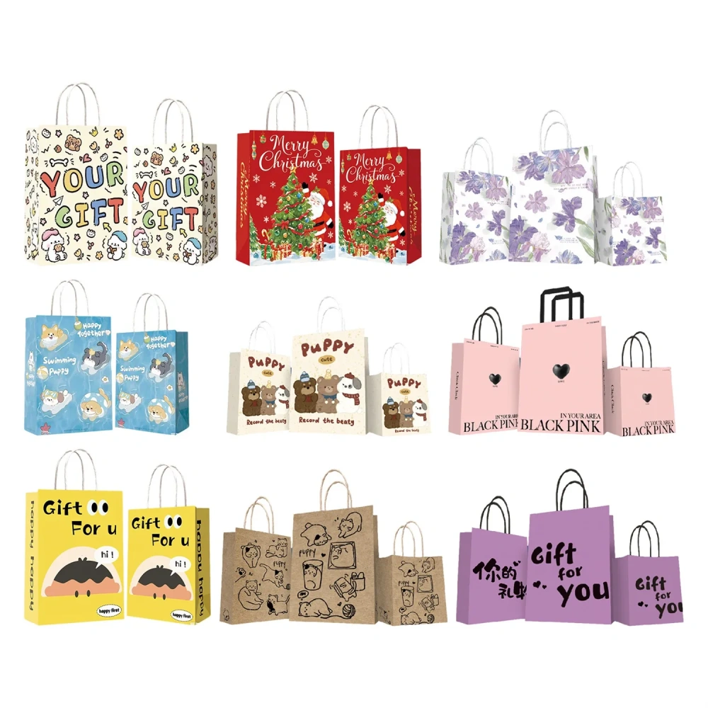 Kraft Paper Gift Bags - Bulk Promotional