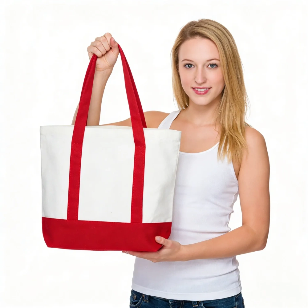 Cotton Canvas Tote Bags - Custom Print Low MOQ