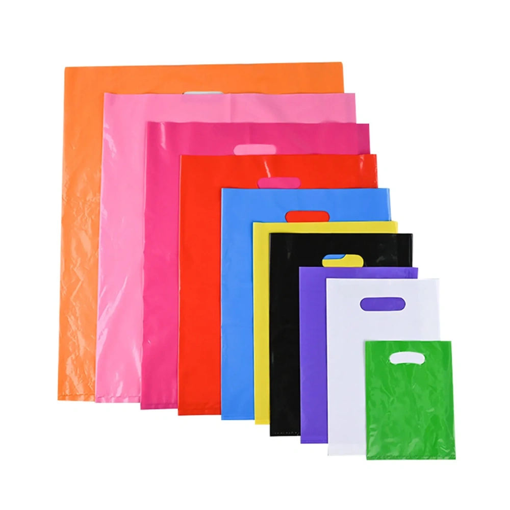 Plain Die-Cut Handle Plastic Bags - Bulk Order