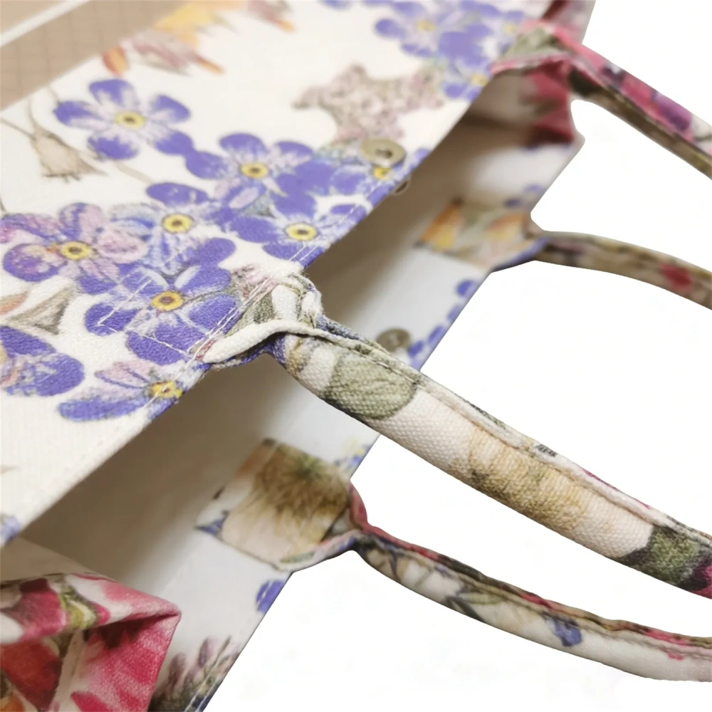 Structured Reusable Tote Bags - Custom Logo