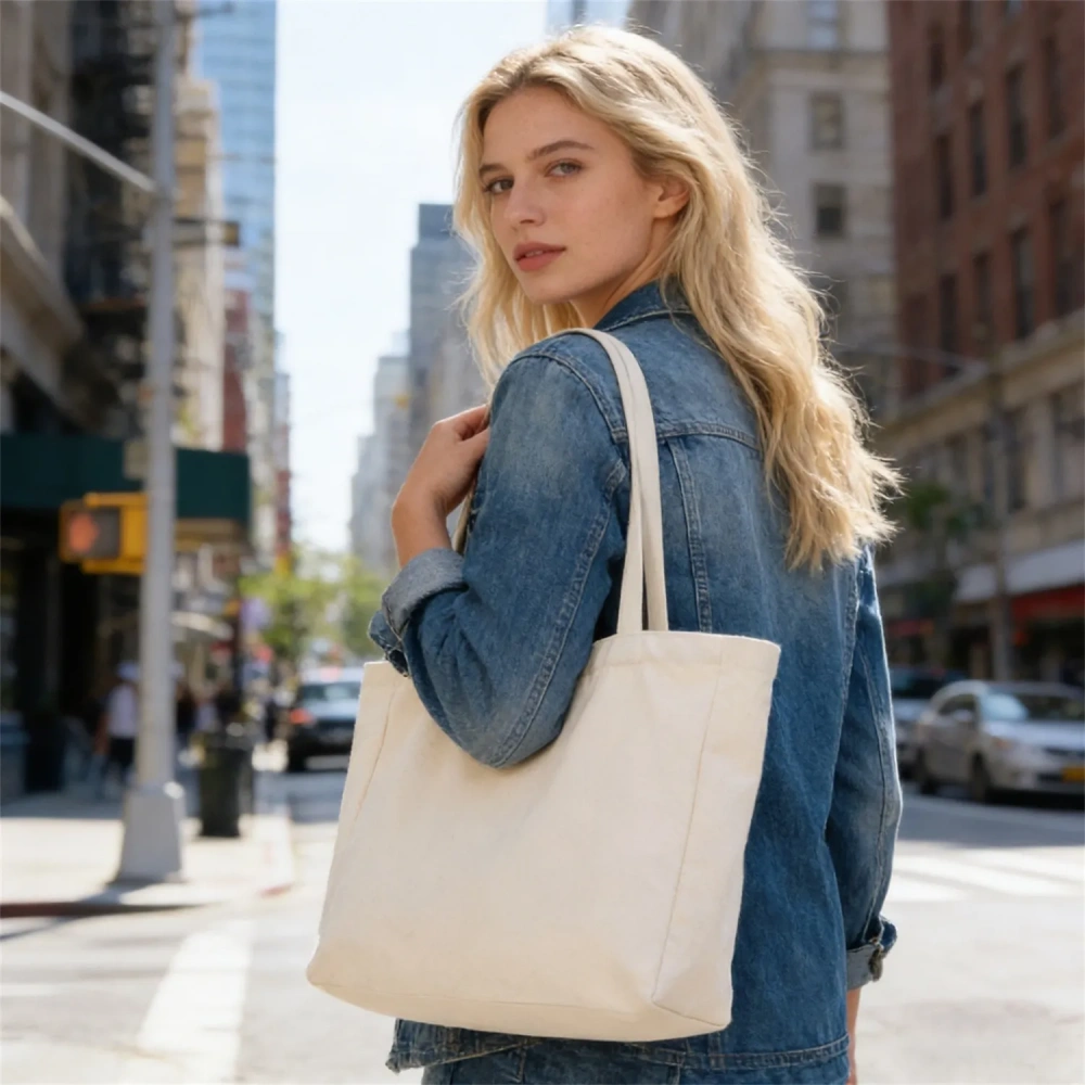 Natural Cotton Canvas Totes - Wholesale Pricing