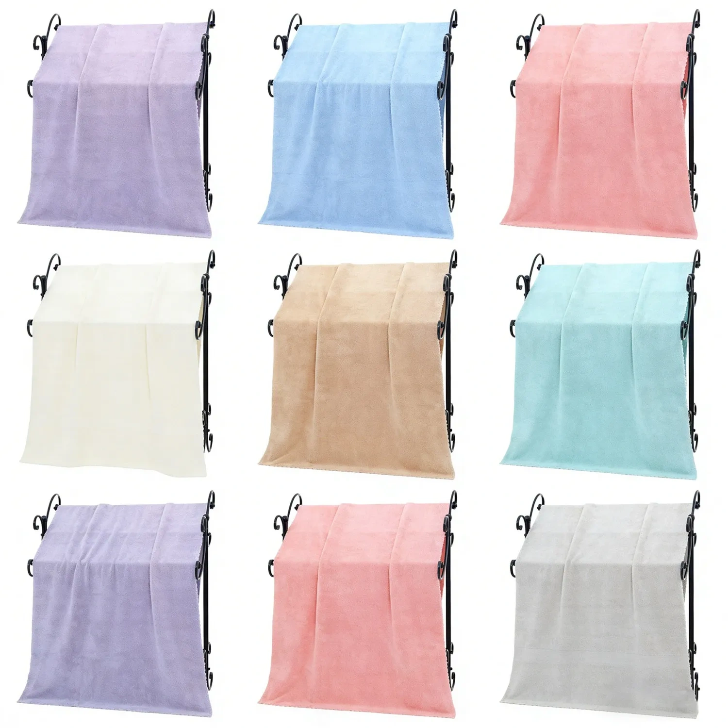 Ultra-Soft Microfiber Towel Set - Custom Logo