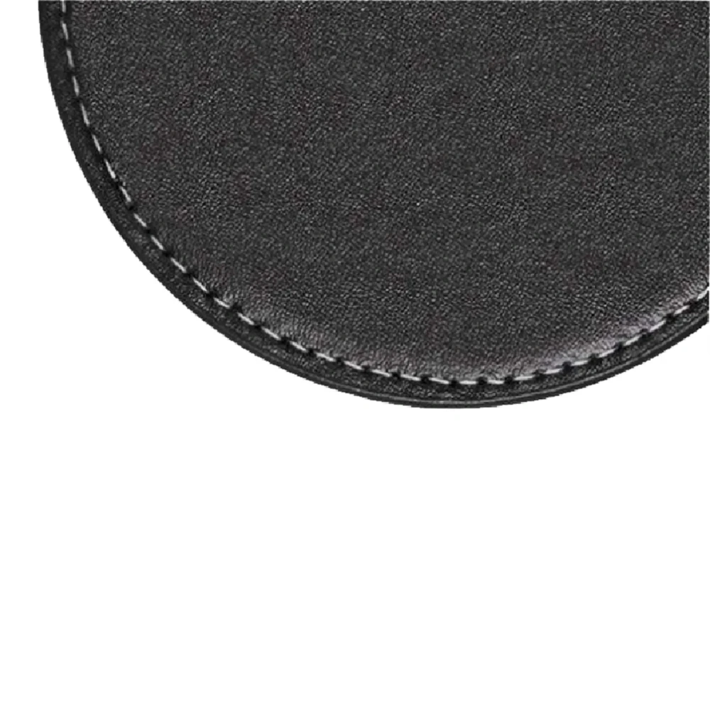 Round Leather/PU Coaster - Personalized Logo