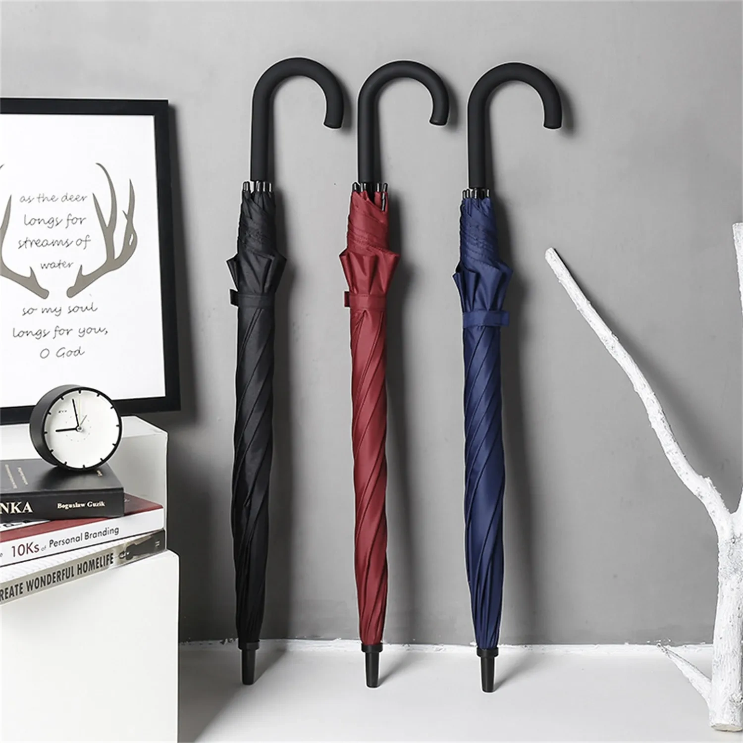 Full Size Walking Umbrella - Corporate Branding