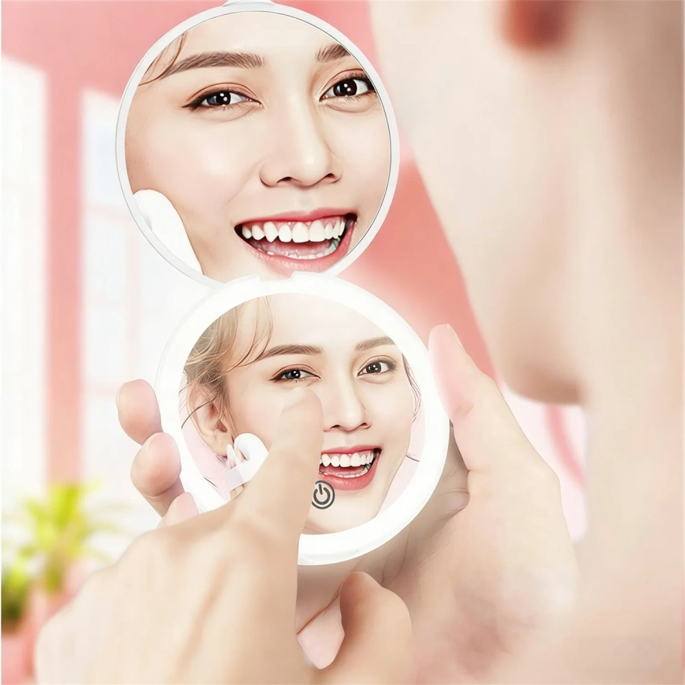 LED Foldable Makeup Mirror - Personalized Bulk