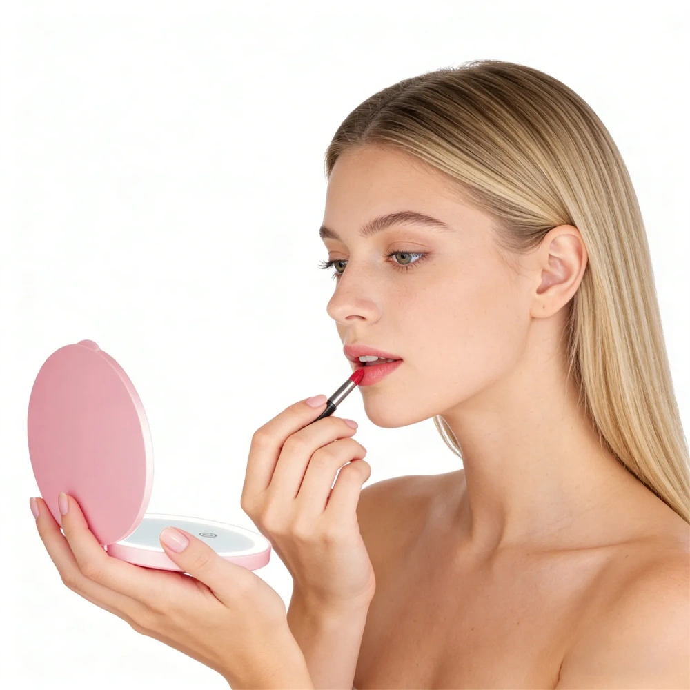 LED Foldable Makeup Mirror - Personalized Bulk