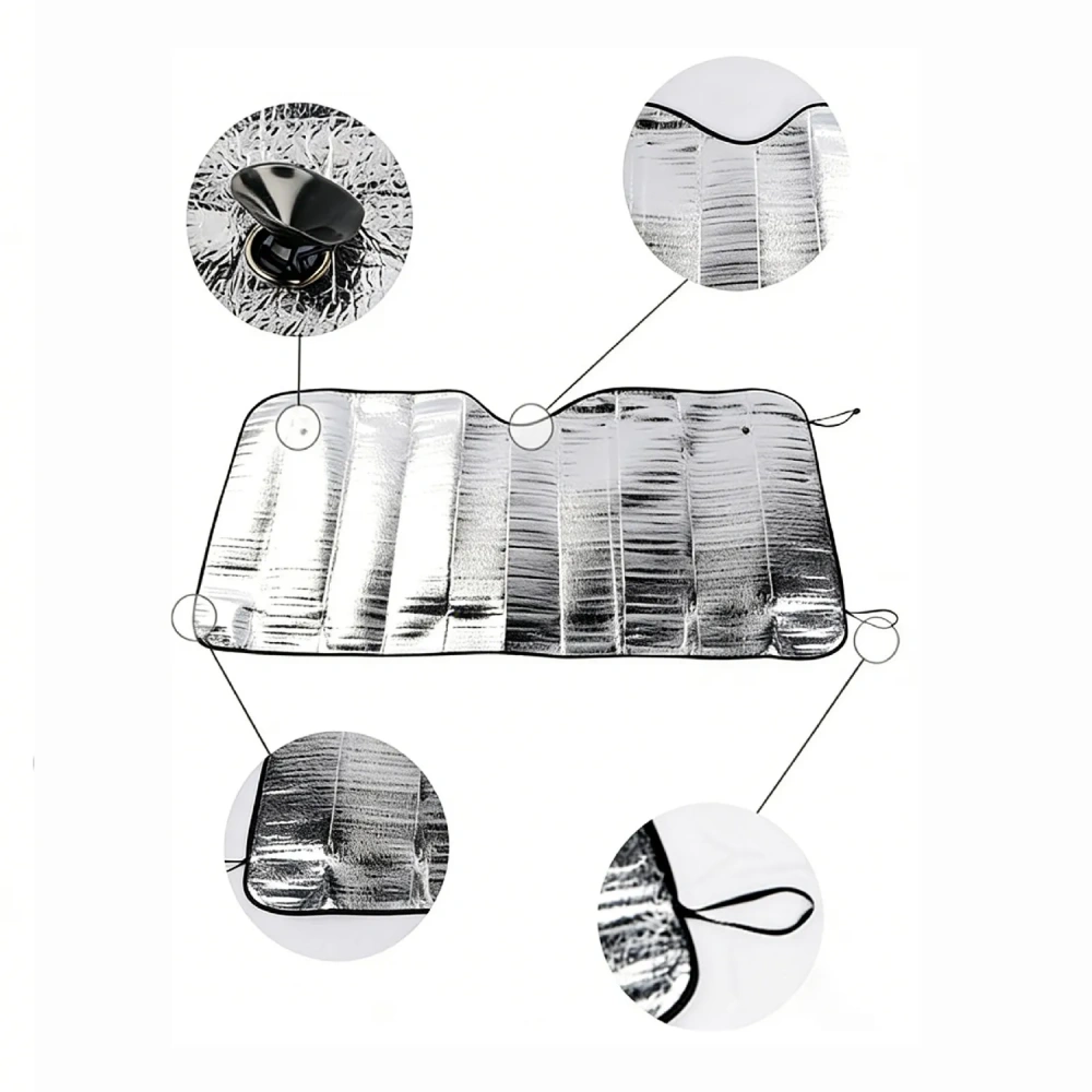 UV Block Car Windshield Sun Shade - Custom Logo