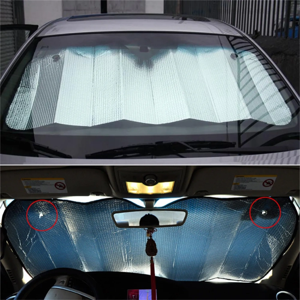 UV Block Car Windshield Sun Shade - Custom Logo