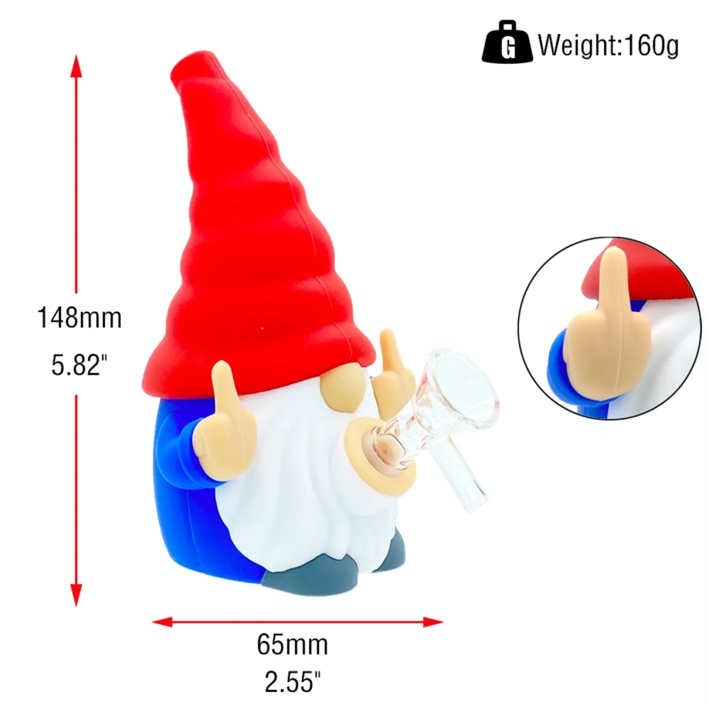 Gnome Silicone Water Pipe - Smoke Shop Wholesale