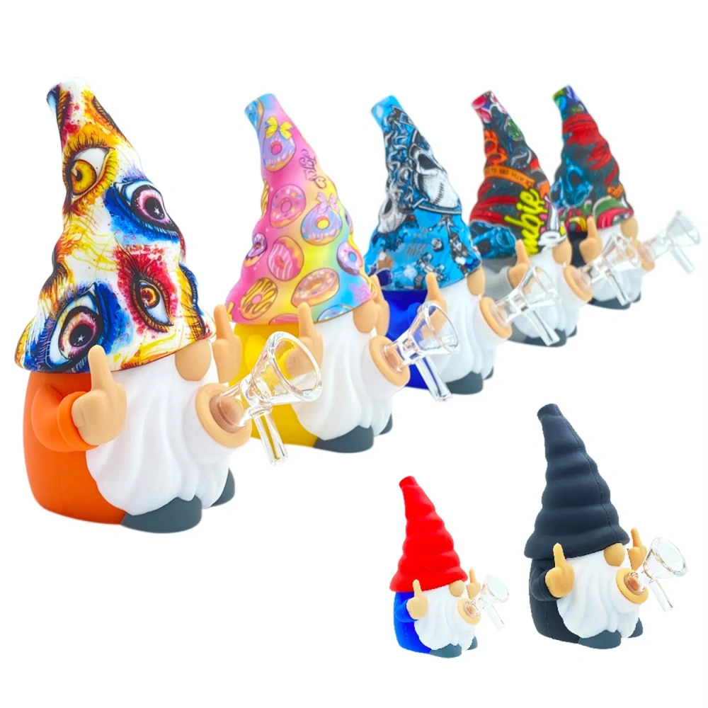 Gnome Silicone Water Pipe - Smoke Shop Wholesale