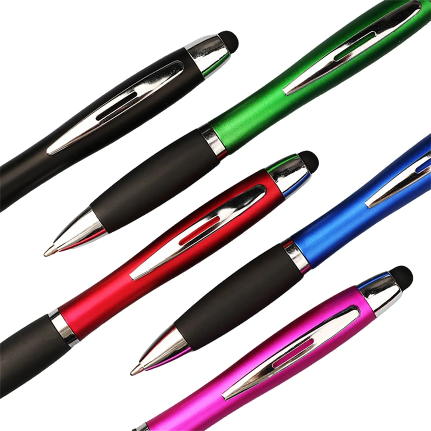 Metallic LED Light-Up Stylus Pen - Low MOQ
