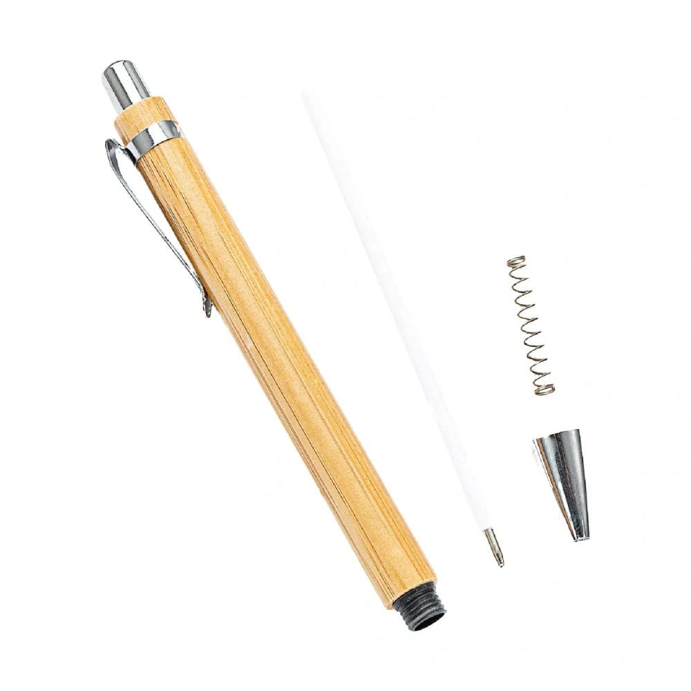 Retractable Eco Bamboo Pen - Eco-Friendly Bulk