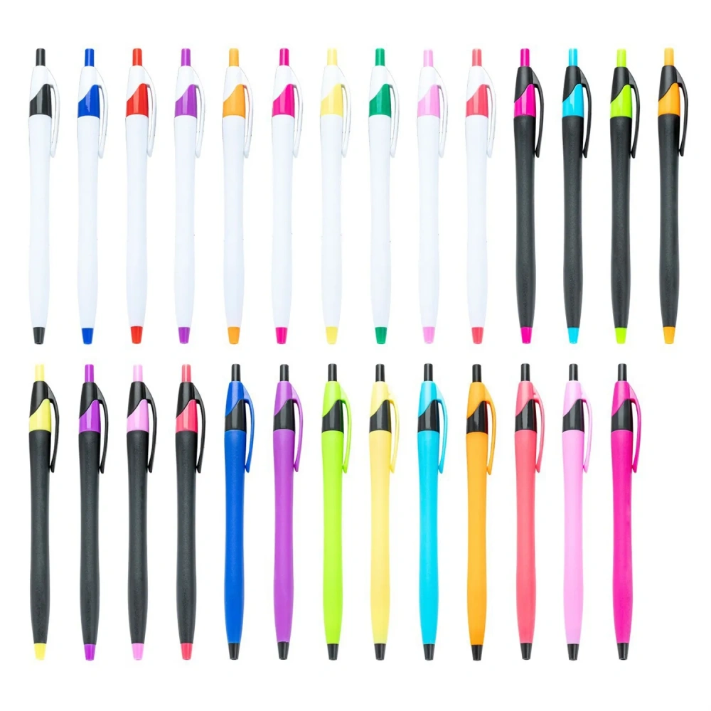 Retractable Plastic Ballpoint Pen - Bulk Pricing