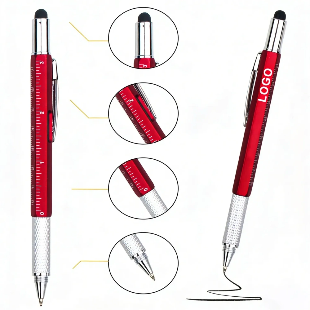 Multitool Aluminum Tech Pen - Personalized Logo