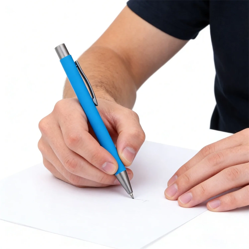 Matte Finish Plastic Ballpoint Pen - Customized