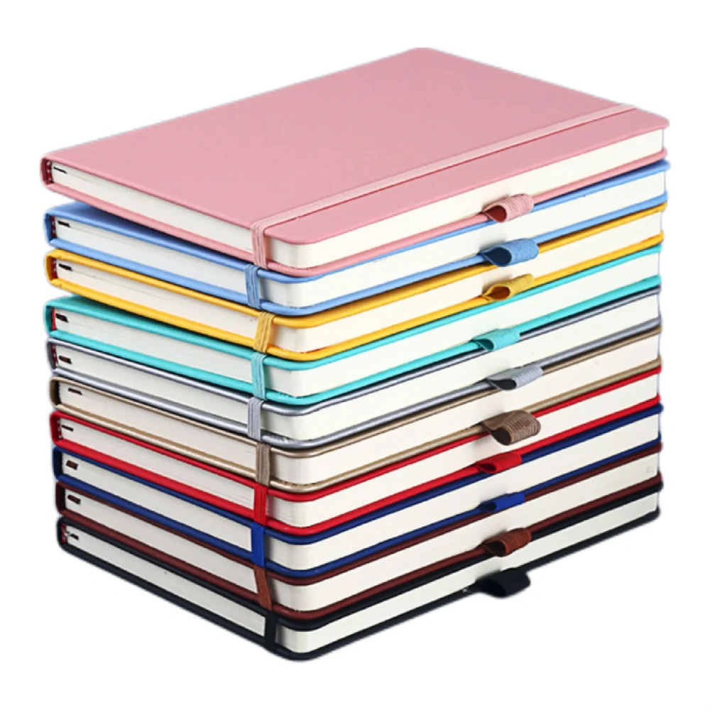 A5 Elastic Strap Leather Notebook - Bulk Order