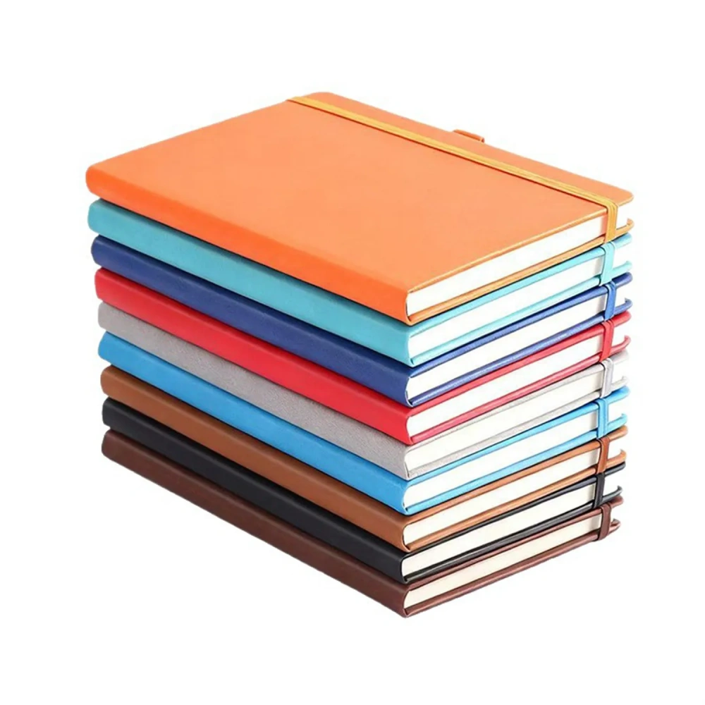 A5 Elastic Strap Leather Notebook - Bulk Order