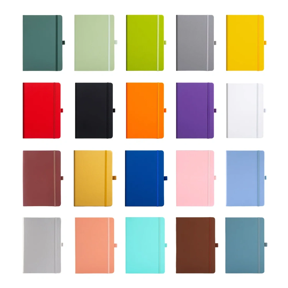 A5 Elastic Strap Leather Notebook - Bulk Order