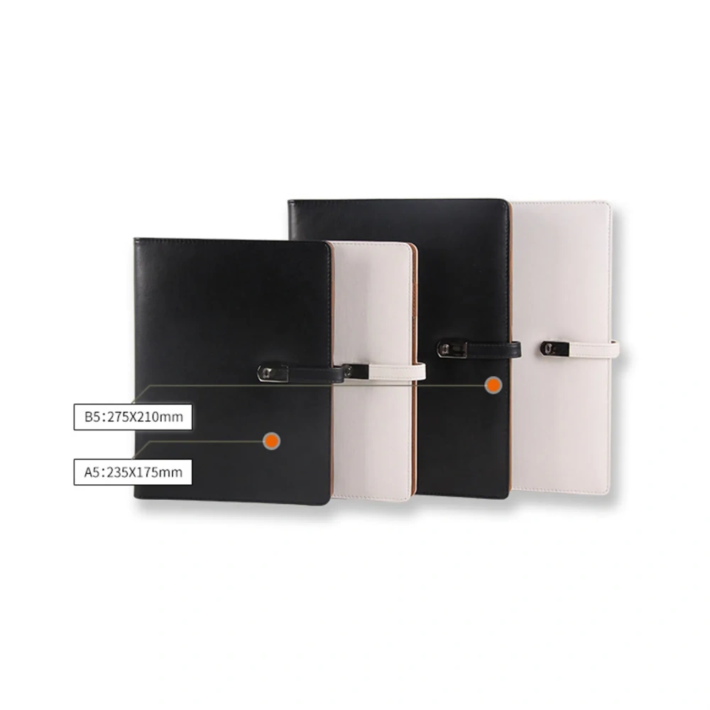White A5 Magnetic Buckle Notebook - Wholesale