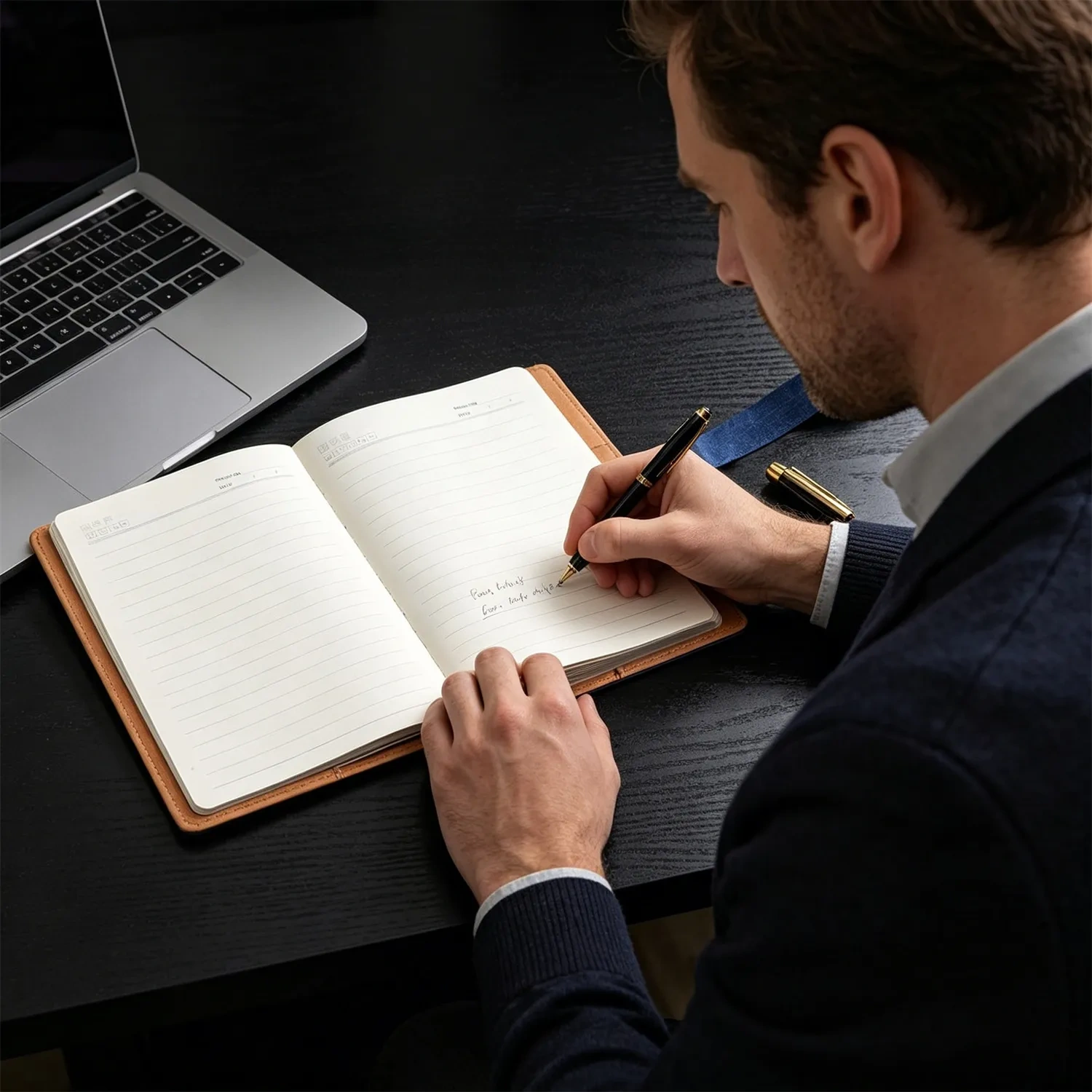 PU Leather A5 Strap Notebook - Corporate Supply