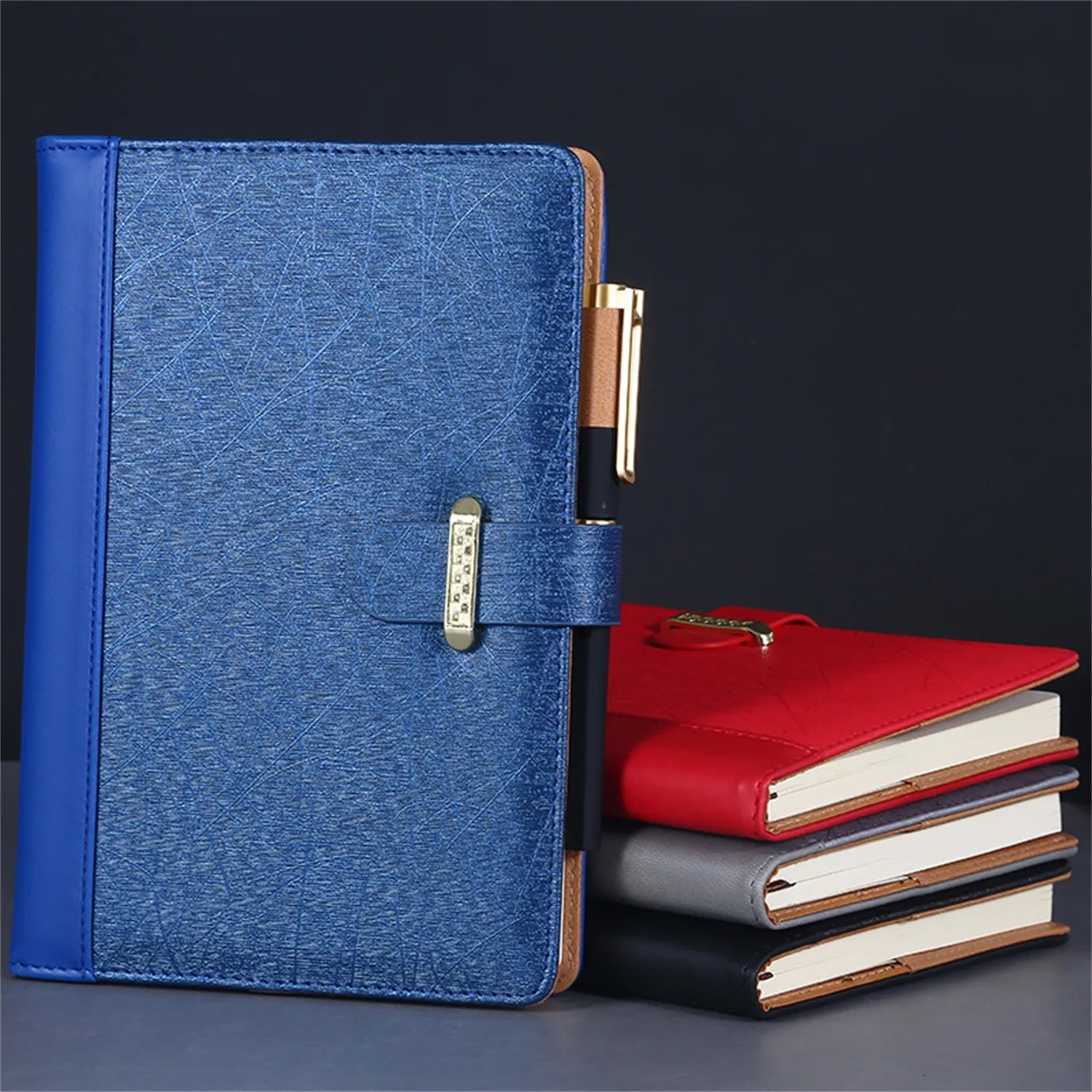 PU Leather A5 Strap Notebook - Corporate Supply