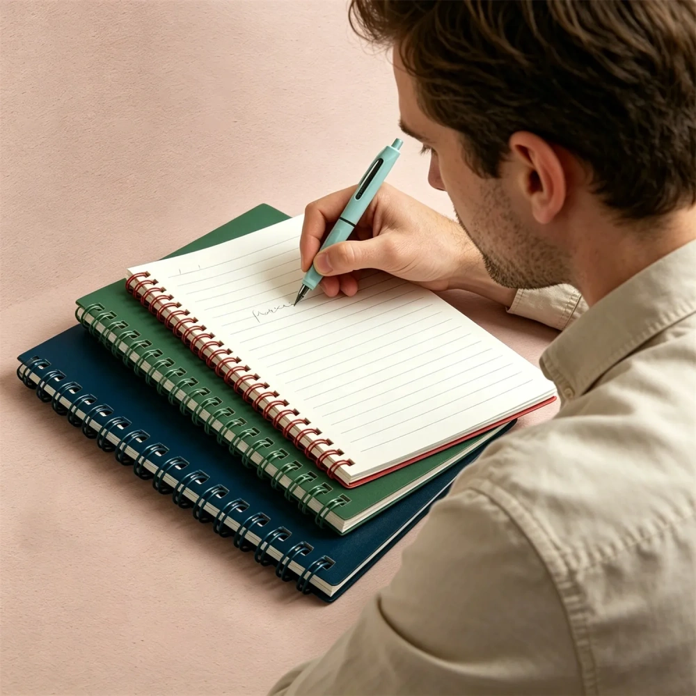 Spiral-Bound Flexible Notebook - Wholesale Price