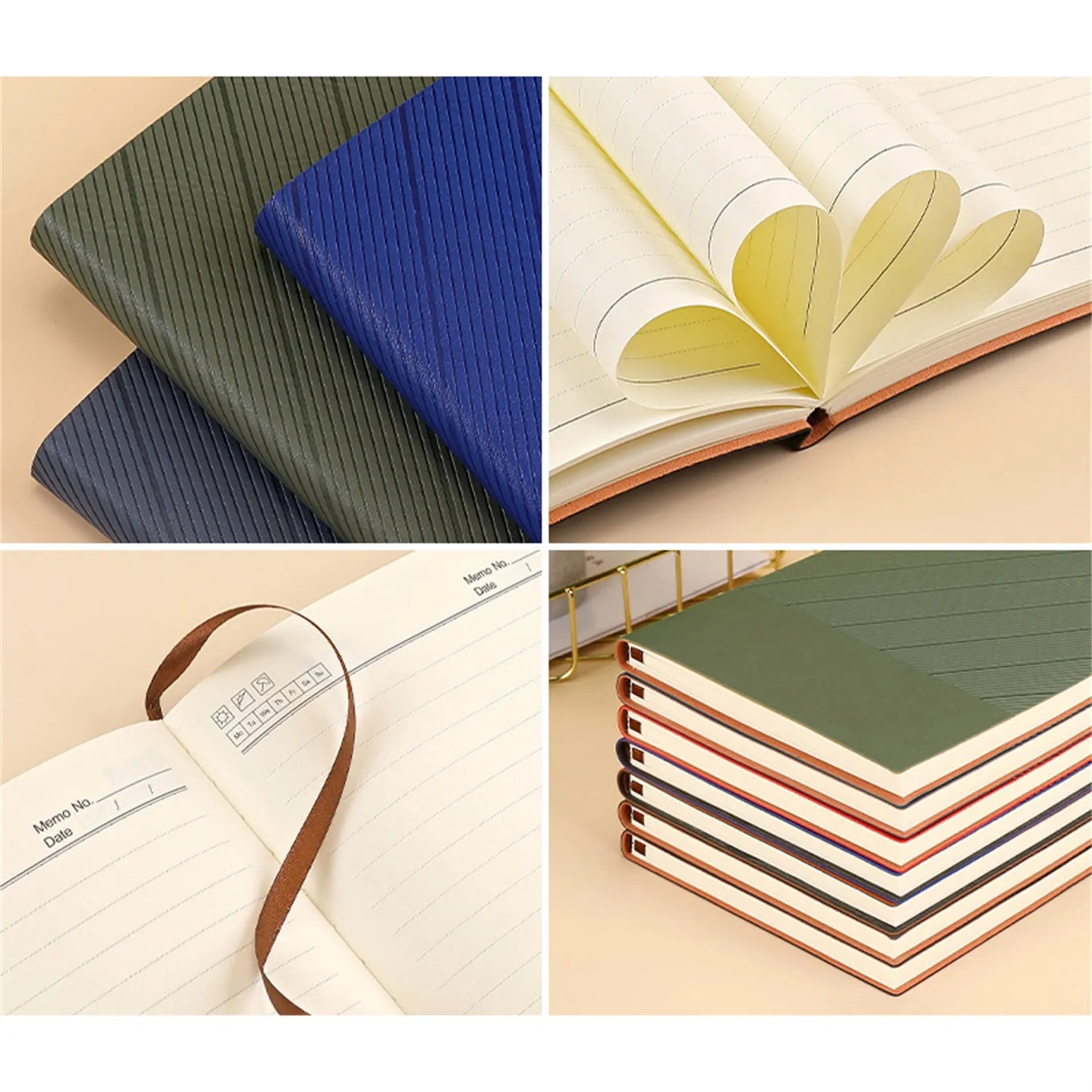 Textured PU A5 Notebook - Bulk Promotional
