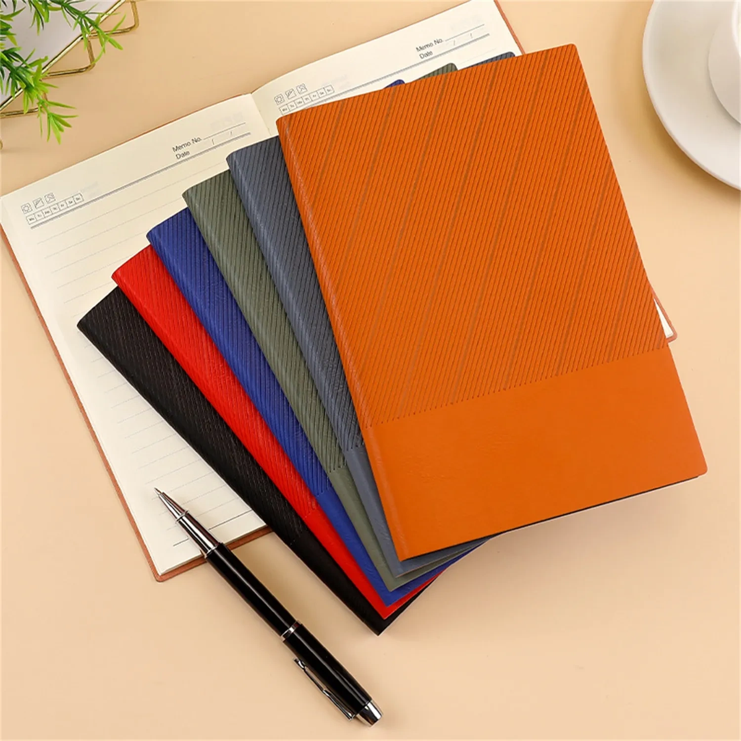 Textured PU A5 Notebook - Bulk Promotional