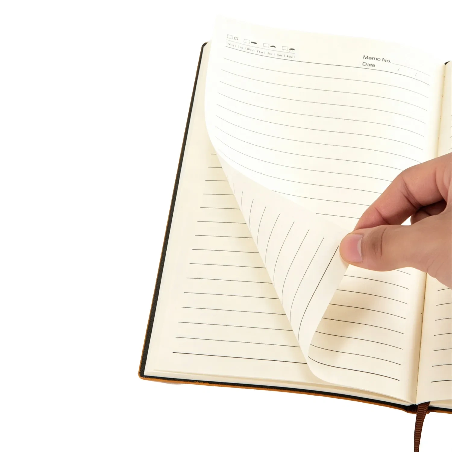 Soft Cover PU A5 Notebook - Custom Logo