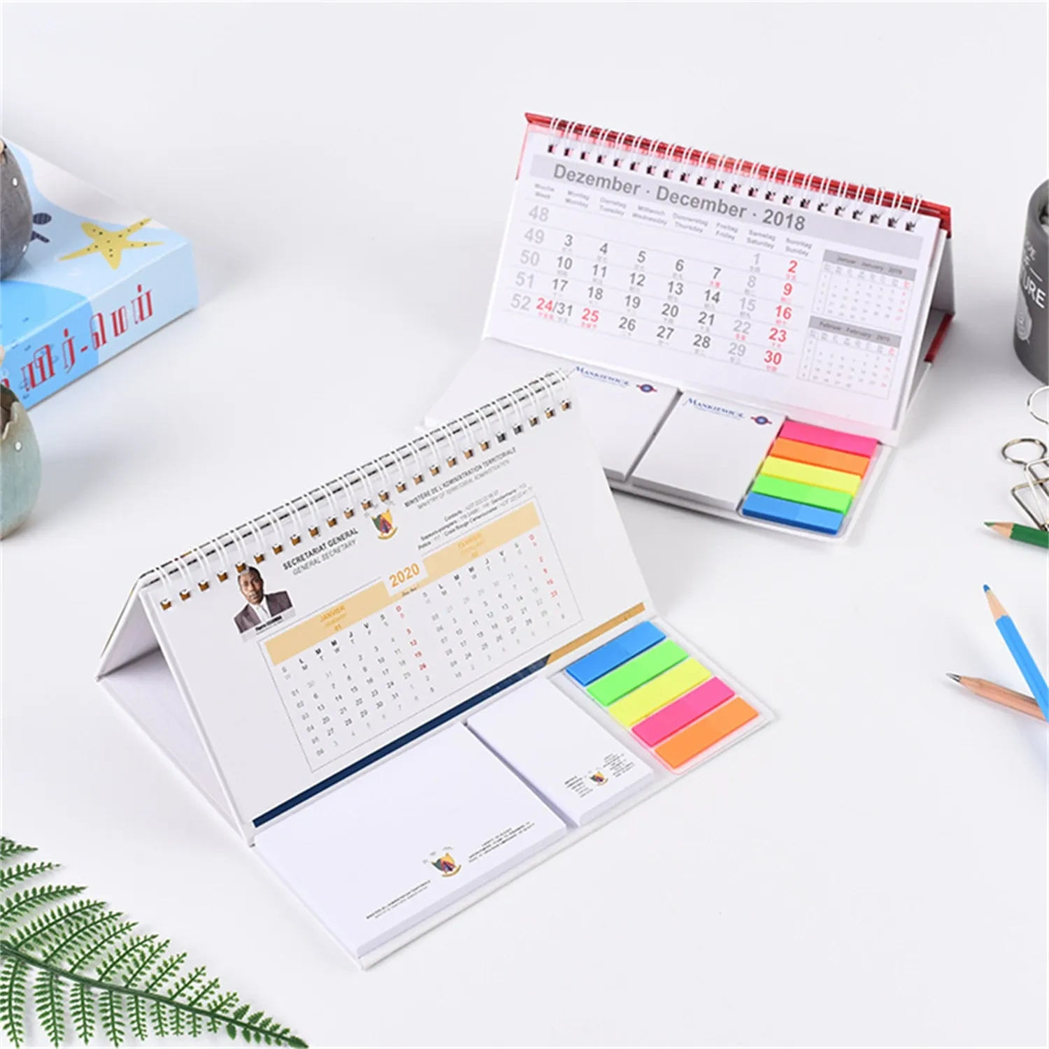 Desk Calendar Set - Corporate New Year Gift