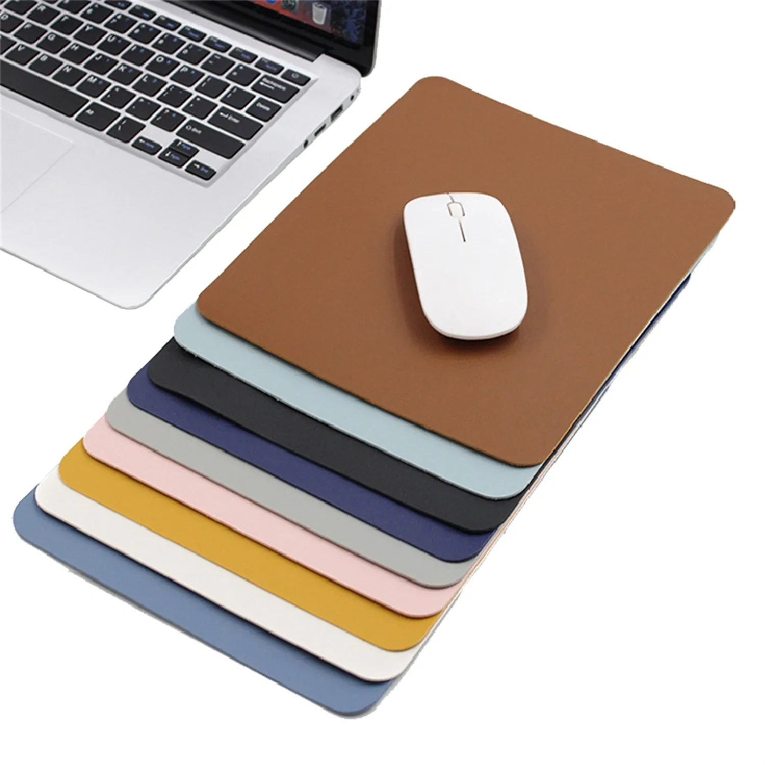 PU Leather Mouse Pad - Premium Custom Logo